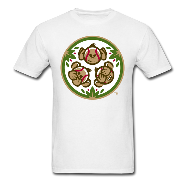 Tri-City Wise Monkeys Secondary Logo Unisex Classic T-Shirt - white