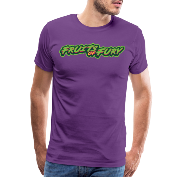 Brisbane Fruits of Fury Men's Premium T-Shirt - purple