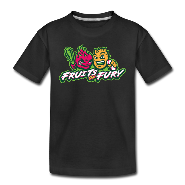 Fruits of Fury Kids' Premium T-Shirt - black