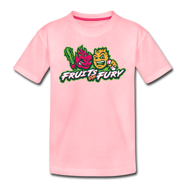 Fruits of Fury Kids' Premium T-Shirt - pink