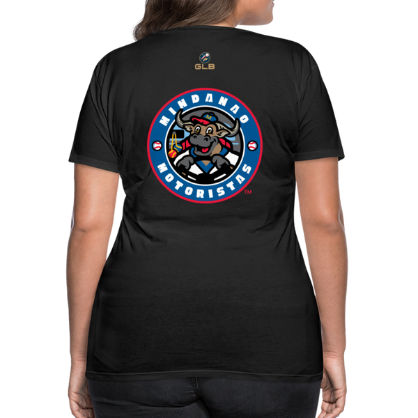 Mindanao Motoristas Let's Motor Women’s Premium T-Shirt - black