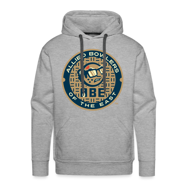 ABE Bowling Heavy Blend Adult Hoodie - heather grey