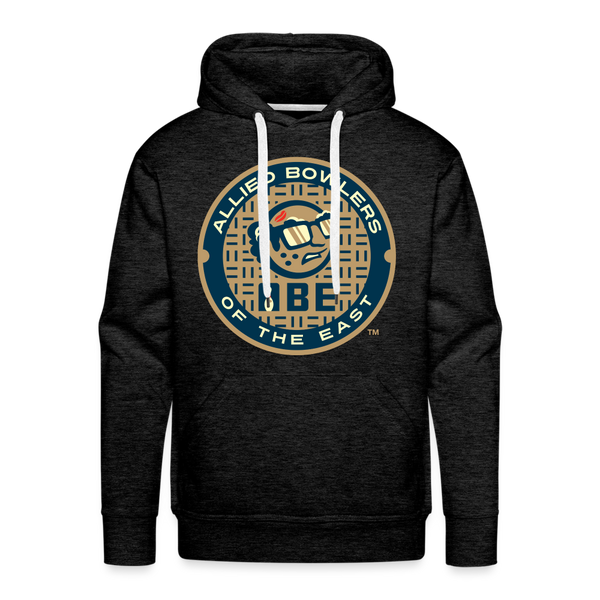 ABE Bowling Heavy Blend Adult Hoodie - charcoal grey