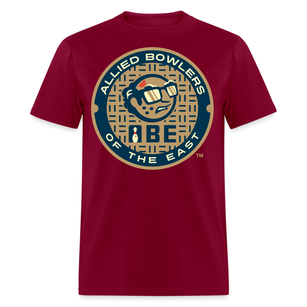 ABE Bowling Unisex Classic T-Shirt - burgundy