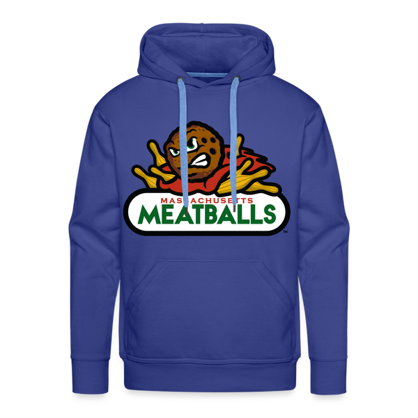 Massachusetts Meatballs Premium Adult Hoodie - royal blue