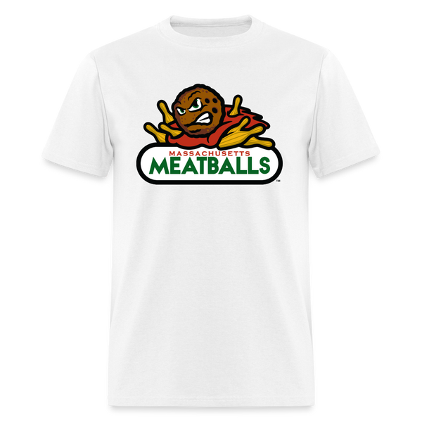 Massachusetts Meatballs Unisex Classic T-Shirt - white
