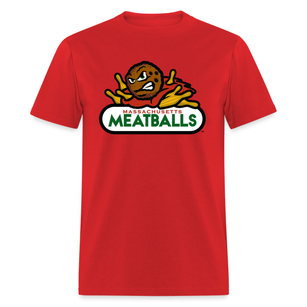 Massachusetts Meatballs Unisex Classic T-Shirt - red