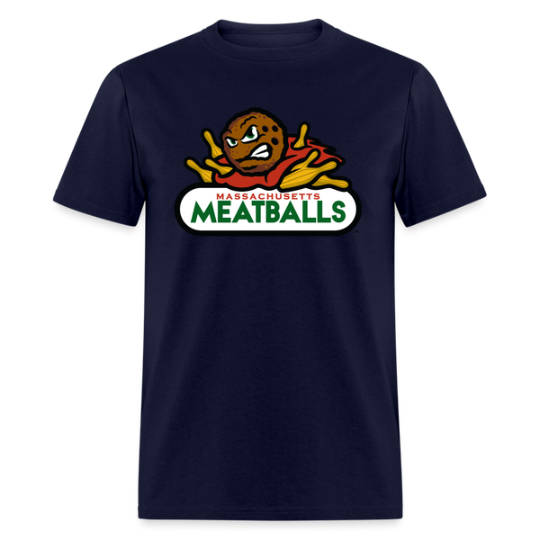 Massachusetts Meatballs Unisex Classic T-Shirt - navy