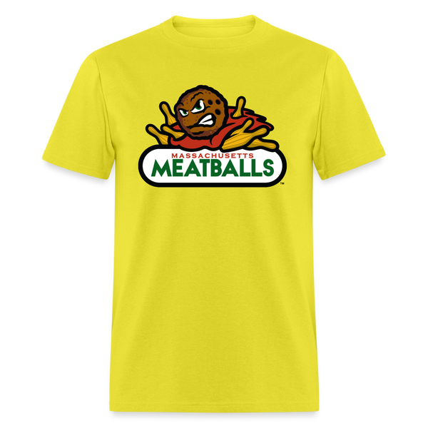 Massachusetts Meatballs Unisex Classic T-Shirt - yellow