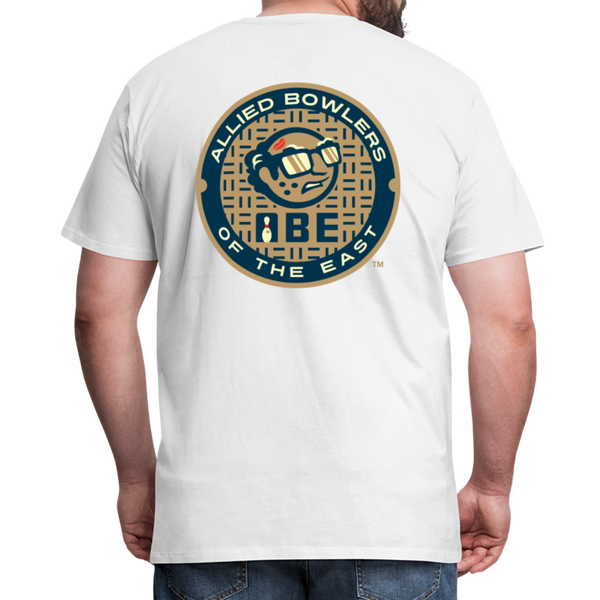 ABE Bowling Men's Premium T-Shirt - white