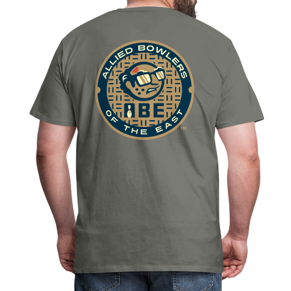 ABE Bowling Men's Premium T-Shirt - asphalt gray