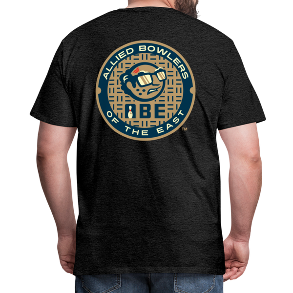 ABE Bowling Men's Premium T-Shirt - charcoal grey