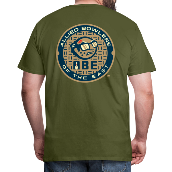 ABE Bowling Men's Premium T-Shirt - olive green