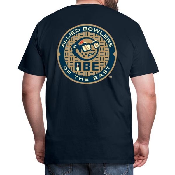 ABE Bowling Men's Premium T-Shirt - deep navy