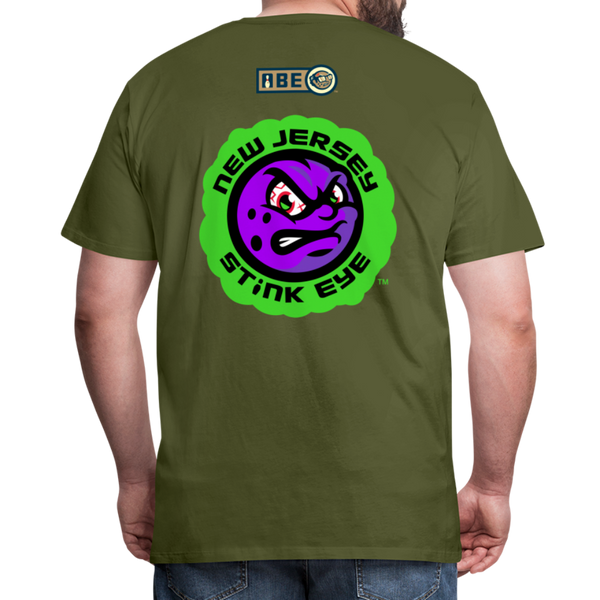 New Jersey Stink Eye Men's Premium T-Shirt - olive green