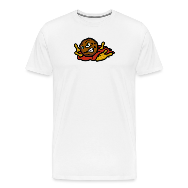 Massachusetts Meatballs Men's Premium T-Shirt - white