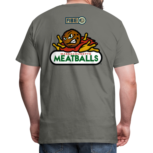 Massachusetts Meatballs Men's Premium T-Shirt - asphalt gray