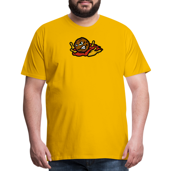 Massachusetts Meatballs Men's Premium T-Shirt - sun yellow
