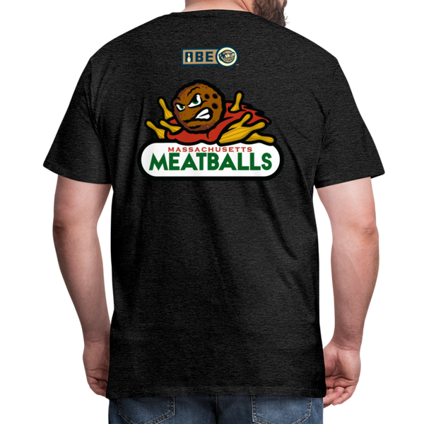 Massachusetts Meatballs Men's Premium T-Shirt - charcoal grey