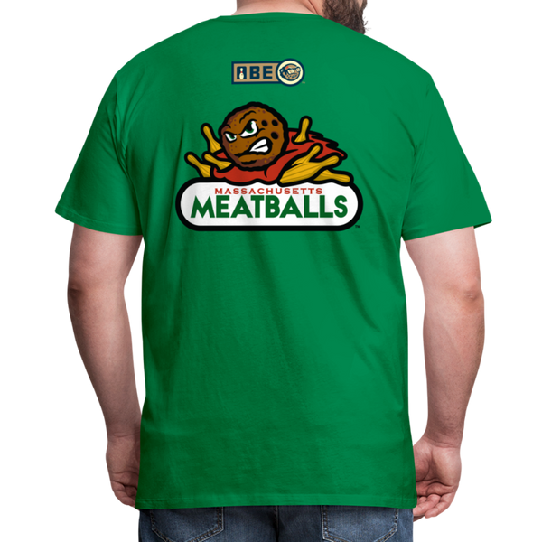 Massachusetts Meatballs Men's Premium T-Shirt - kelly green