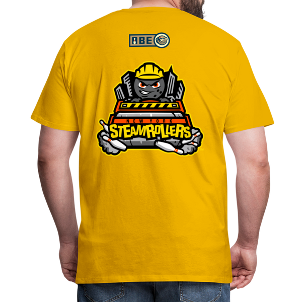 New York Steamrollers Men's Premium T-Shirt - sun yellow