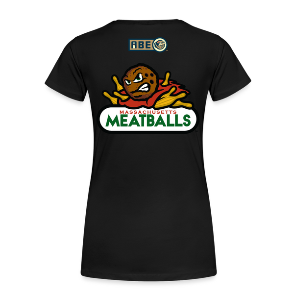 Massachusetts Meatballs Women's Premium T-shirt - black