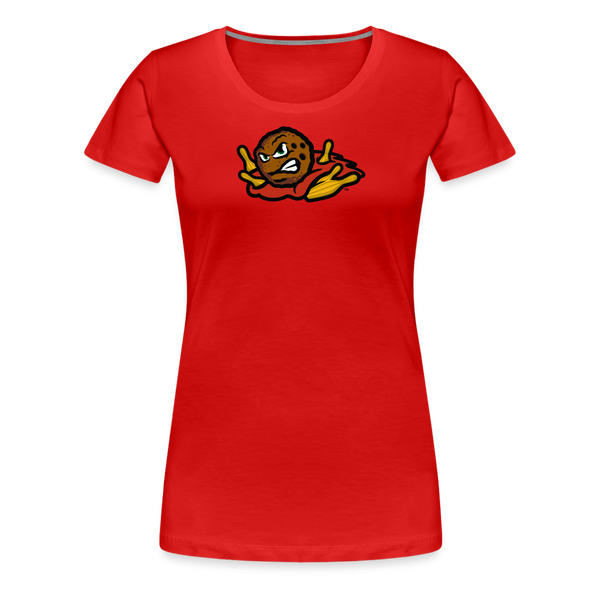 Massachusetts Meatballs Women's Premium T-shirt - red