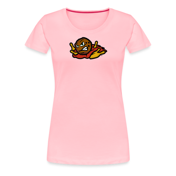 Massachusetts Meatballs Women's Premium T-shirt - pink