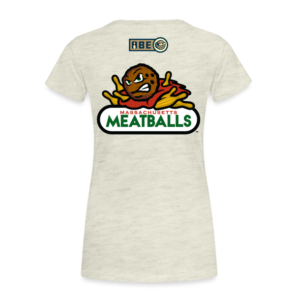 Massachusetts Meatballs Women's Premium T-shirt - heather oatmeal