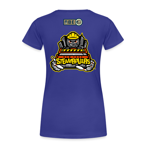 New York Steamrollers Women’s Premium T-Shirt - royal blue