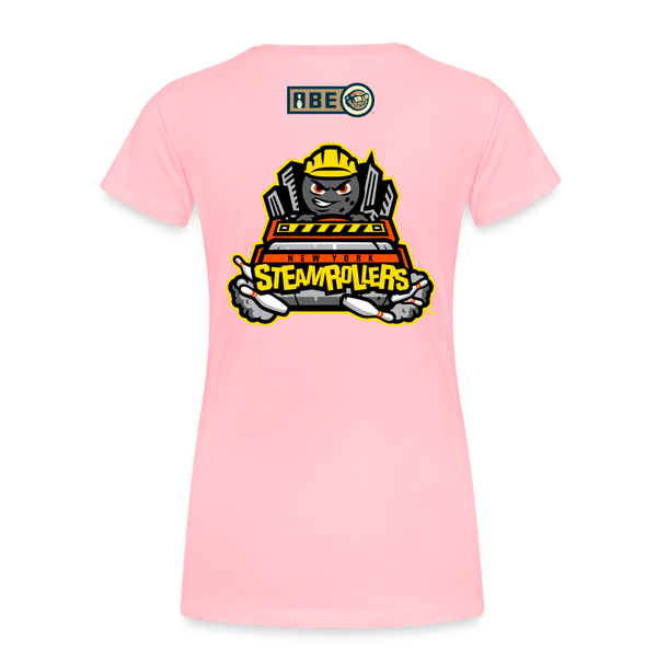 New York Steamrollers Women’s Premium T-Shirt - pink