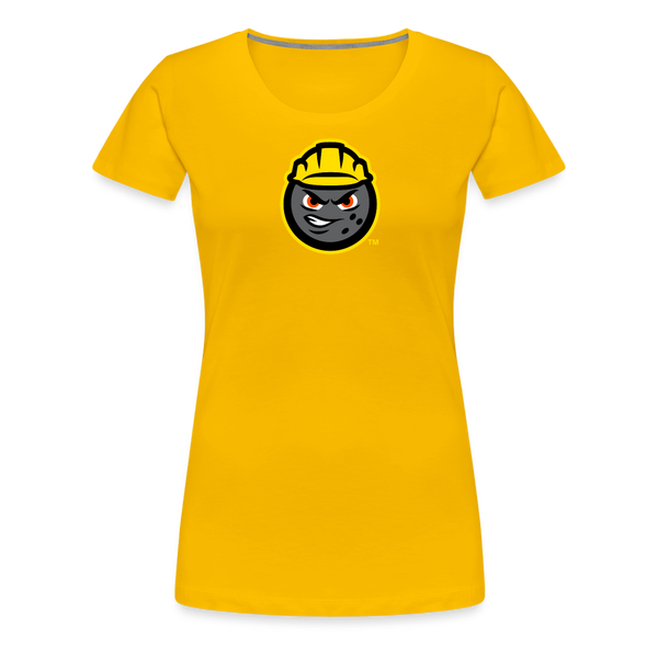 New York Steamrollers Women’s Premium T-Shirt - sun yellow
