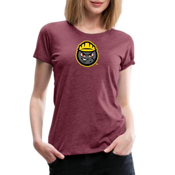 New York Steamrollers Women’s Premium T-Shirt - heather burgundy