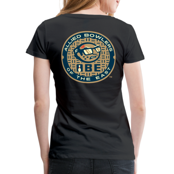 ABE Bowling Women’s Premium T-Shirt - black