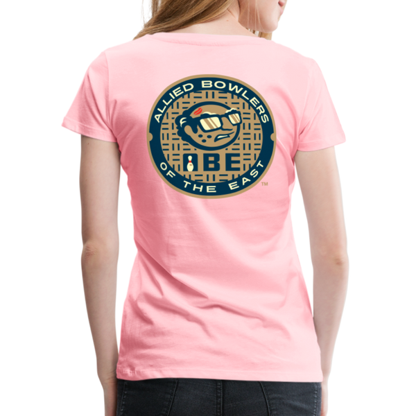 ABE Bowling Women’s Premium T-Shirt - pink