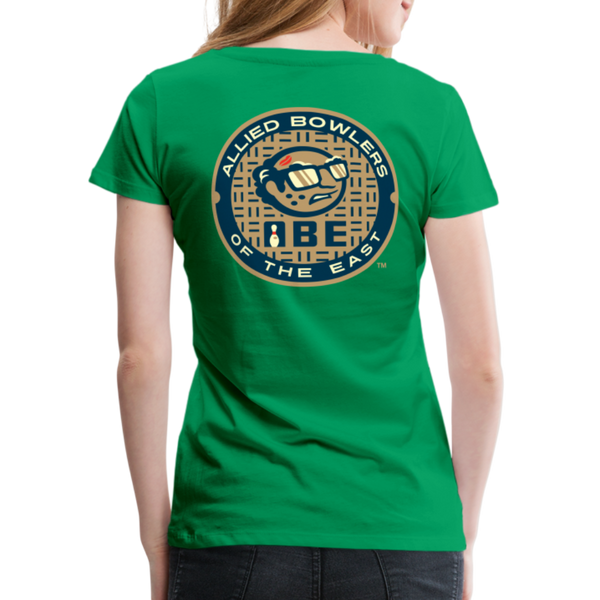 ABE Bowling Women’s Premium T-Shirt - kelly green