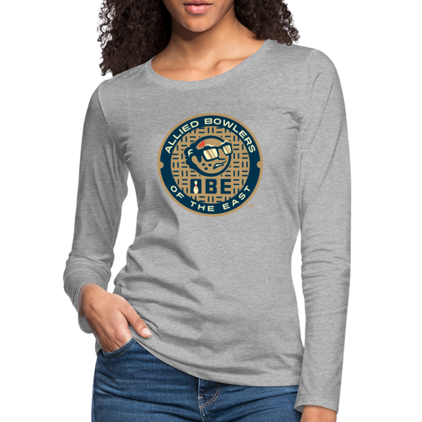 ABE Bowling Women's Long Sleeve T-Shirt - heather gray