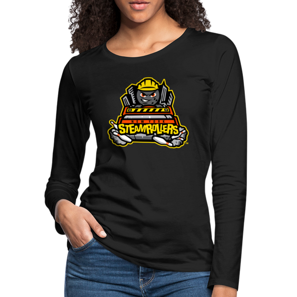 New York Steamrollers Women's Long Sleeve T-Shirt - black
