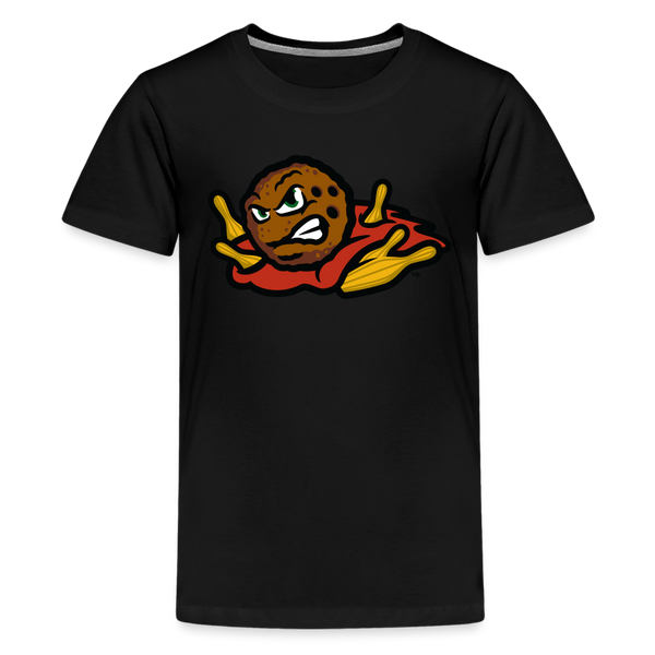 Massachusetts Meatballs Kids' Premium T-Shirt - black