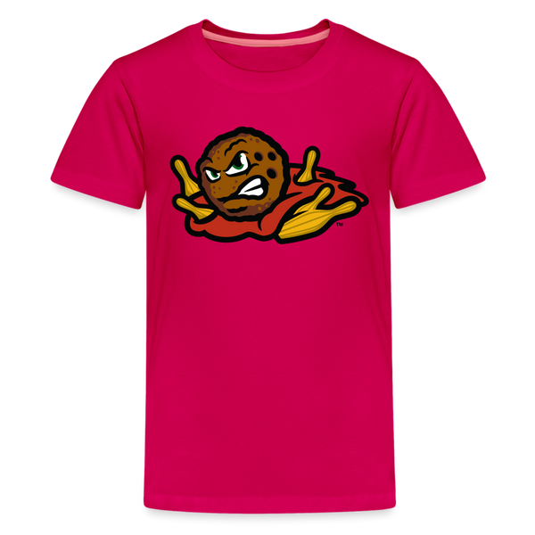 Massachusetts Meatballs Kids' Premium T-Shirt - dark pink