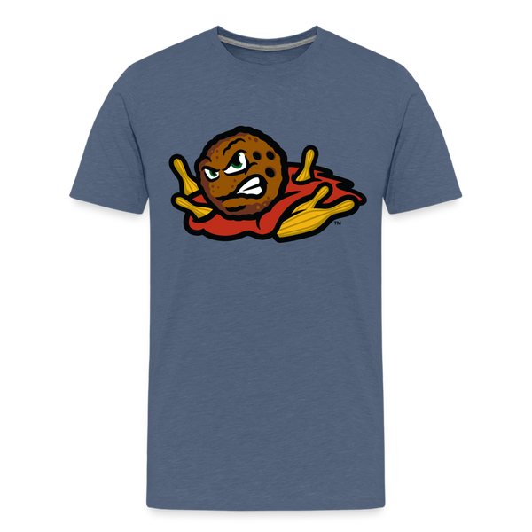 Massachusetts Meatballs Kids' Premium T-Shirt - heather blue
