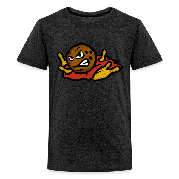 Massachusetts Meatballs Kids' Premium T-Shirt - charcoal grey