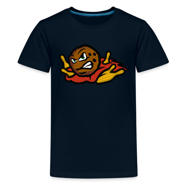 Massachusetts Meatballs Kids' Premium T-Shirt - deep navy