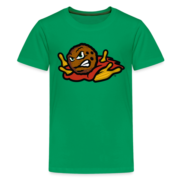 Massachusetts Meatballs Kids' Premium T-Shirt - kelly green
