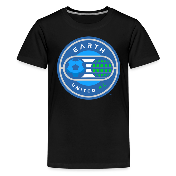 Earth United FC Kids' Premium T-Shirt - black