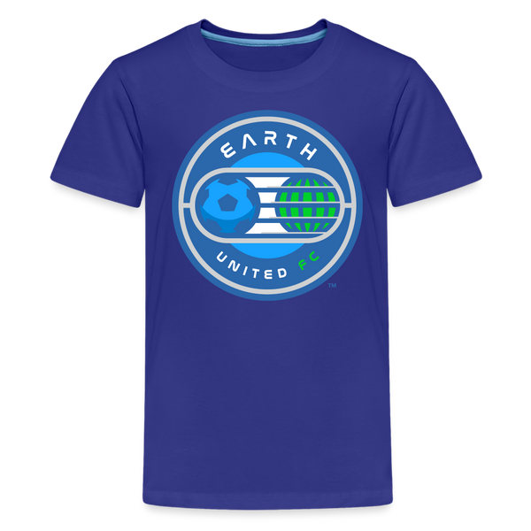 Earth United FC Kids' Premium T-Shirt - royal blue