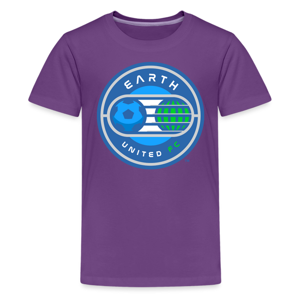 Earth United FC Kids' Premium T-Shirt - purple