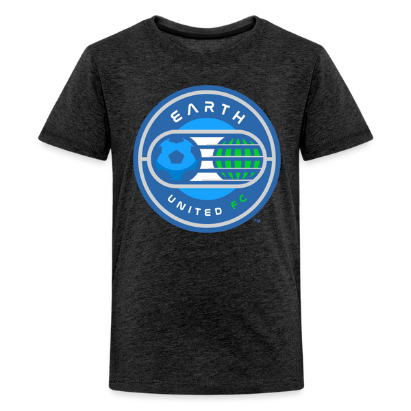 Earth United FC Kids' Premium T-Shirt - charcoal grey
