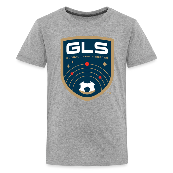 Global League Soccer Kids' Premium T-Shirt - heather gray