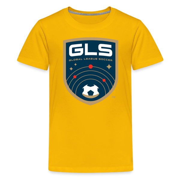 Global League Soccer Kids' Premium T-Shirt - sun yellow